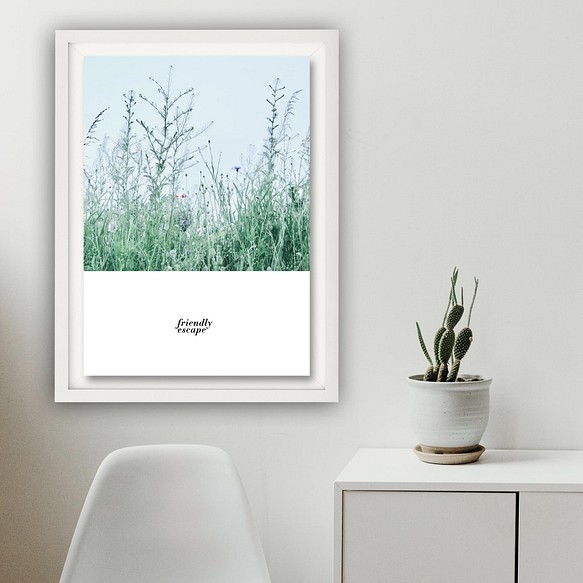 写真・デザインポスター friendly escape / 花 自然 植物 エレガント 風景写真 1枚目の画像