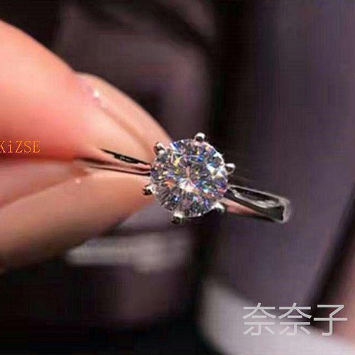 海外販売× 『品質重視』新 ダイア男性指輪 モアサナイト 1.0ct リング