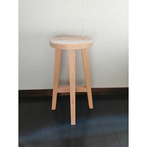 木製スツール 高さ65cm 丸椅子 stool | monsterdog.com.br