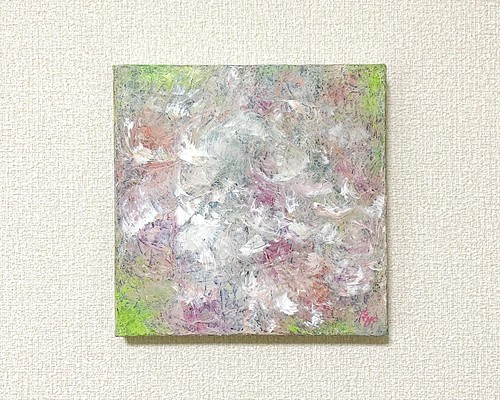 原画 油絵 春風 桜のアート 抽象画 S0 ピンク 癒し モダンアート 絵画 藤涼 通販｜Creema(クリーマ) 13746417