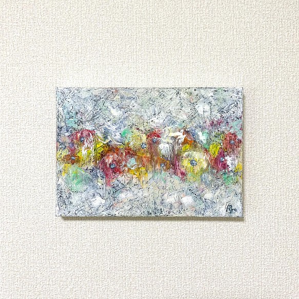 Angel」アクリル画 SM サムホール 原画 キャンバス - 絵画/タペストリー