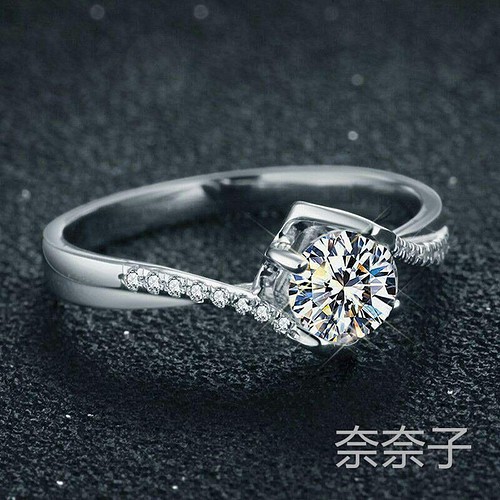 品質保証』PT 950プラチナリング1.0 ctダイヤモンドリング956 指輪 
