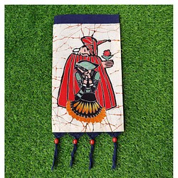 中国 バティック 民族トライバルアート ペインティング ２５x４３cm 漢民族 インテリア ルーム 装飾 #471 1枚目の画像