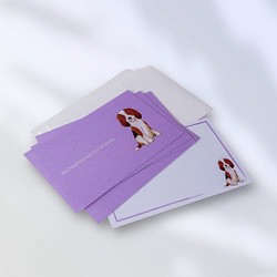 メッセージカード封筒セット （ビーグル犬） 1枚目の画像
