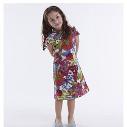 女の子 チャイナドレス ハンドメイドドレス 中華 旗袍 チャイナドレス 子ども キッズ コットン洋服 #106 1枚目の画像
