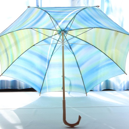 晴雨兼用日傘『空と乾杯する日』（着物にも洋服にも） 傘・日傘