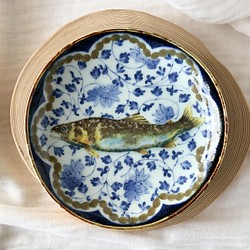 plate　　sweetfish   φ16             ◆新年限定20％off◆ 1枚目の画像