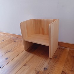 箱椅子 変化椅子　子供用椅子　ファーストチェアー ４色 1枚目の画像