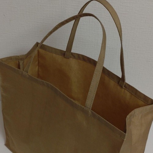 紙袋型トートバッグ／ベージュ/Ｂ5対応 トートバッグ Mayunico 通販 