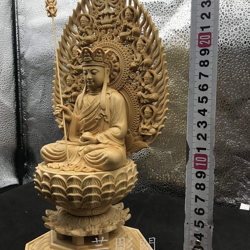 地蔵王菩薩 仏教工芸品 精密細工 木彫仏像 供養品 彫刻 芸彫閣 通販 