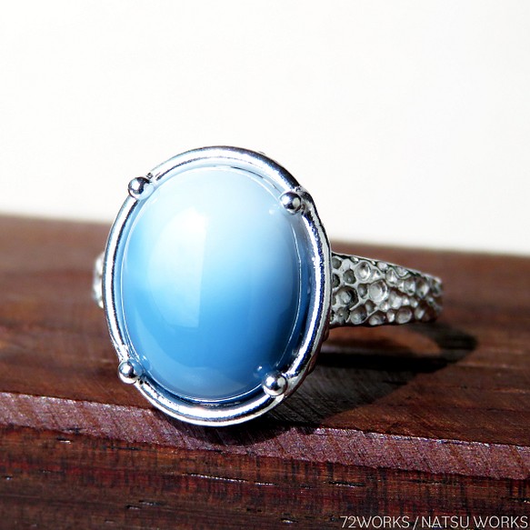 ブルーオパール リング / Blue Opal Ring 1枚目の画像
