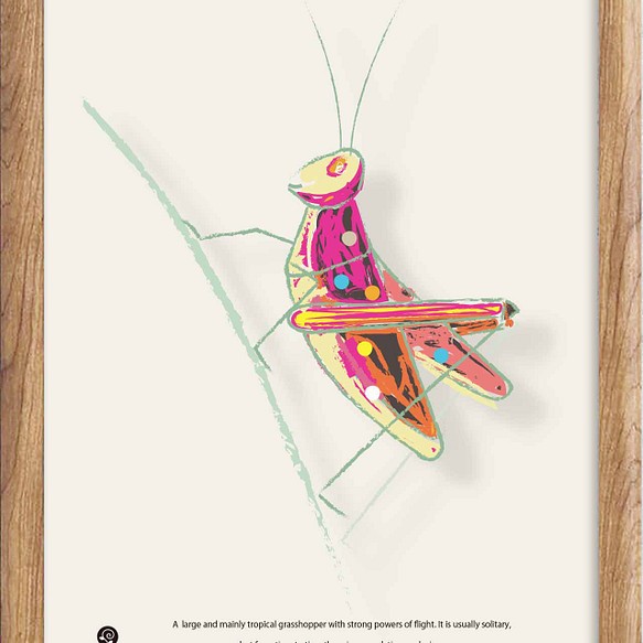 オリジナルポスター イラスト アート Seiで検索 プレゼント 結婚祝い かわいい 昆虫 C 4 2 イラスト Sei 通販 Creema クリーマ ハンドメイド 手作り クラフト作品の販売サイト