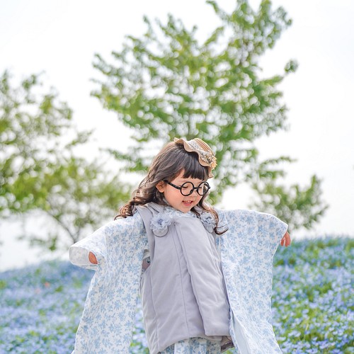 七五三着物被布セット（3歳着物）ハンドメイド着物 子供服