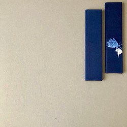 夏帯のファブリックパネル ブルーローズ（2枚セット） 母の日 サスティナブル 着物リメイク インテリア タペストリー・壁掛け koto1946  通販｜Creema(クリーマ) 13842929