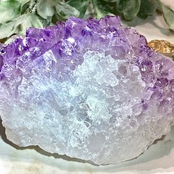 カクセコナイト内包✨虹入り アメジスト 結晶 ラフストーン 原石