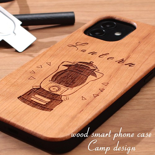 木製 iphoneケース おしゃれ キャンプシリーズ テント 14 SE 12 pro