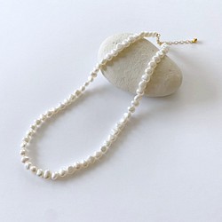 淡水真珠：baroque pearl necklace 1枚目の画像