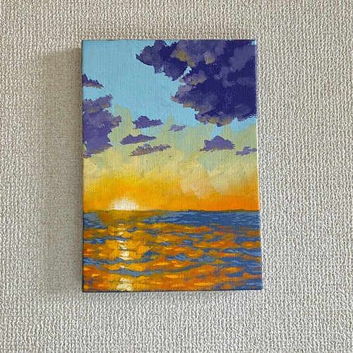 新品本物 通販 ろうそくに火を灯す 原画 painting 油絵 ☆セール