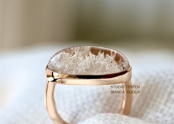 K10[earth garden quartz]ring 1枚目の画像