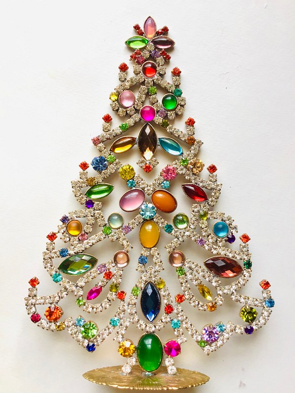 ガラスのクリスマスツリー - インテリア雑貨のハンドメイド・クラフト 
