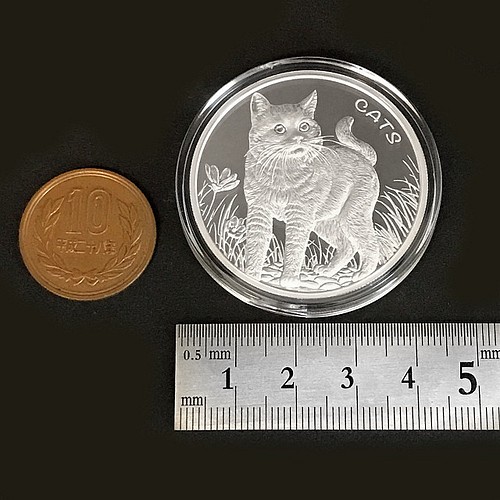 銀貨】庭猫 フィジー 2021年 1オンス シルバーコイン【純銀素材 新品 