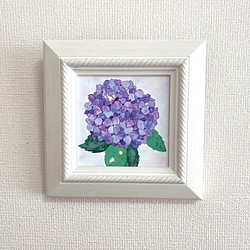 Creema限定 日本画/原画《ミモザと青い鳥》 絵画 Blancheur art 通販