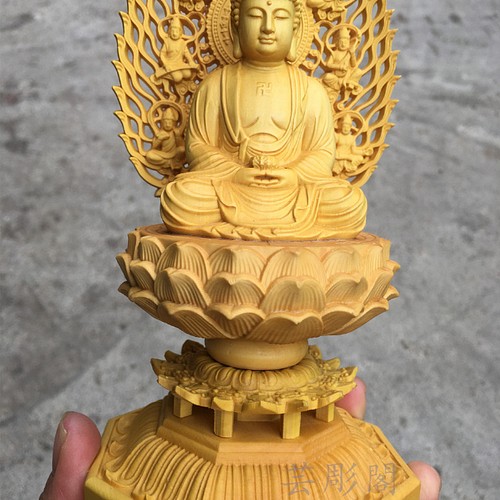 薬師如来 仏教工芸品 木彫仏像 極上品 供養品 彫刻 芸彫閣 通販 