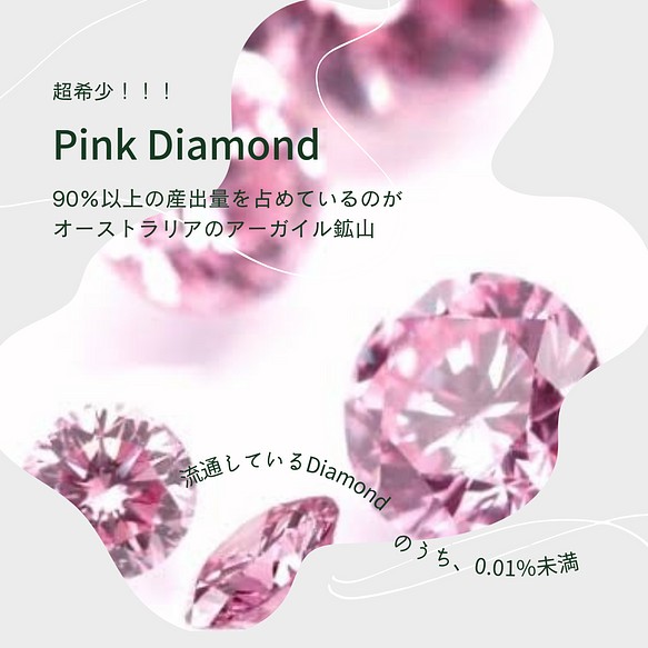 【ルース】ピンクダイヤモンドルース 約0.03ct(約2.0mm)