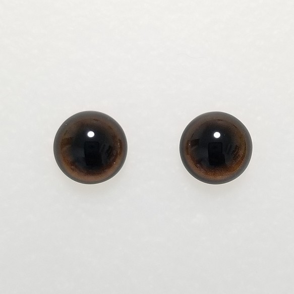 S12　わんこの瞳　１２㎜　グラスアイ　羊毛フェルト用 1枚目の画像