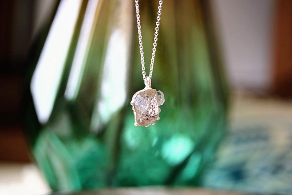 Herkimer Diamond Mother and Child Necklace www.avillsas.com