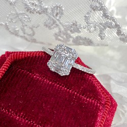 天然ダイヤモンドリング0.6ct k18 指輪・リング パール大好き(購入前に