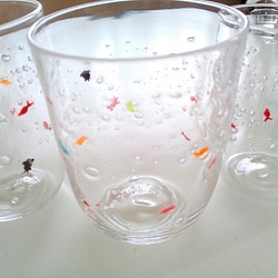 金魚のグラス（クリア）受注制作 グラス KJ's Glass 通販｜Creema(クリーマ) 13931898