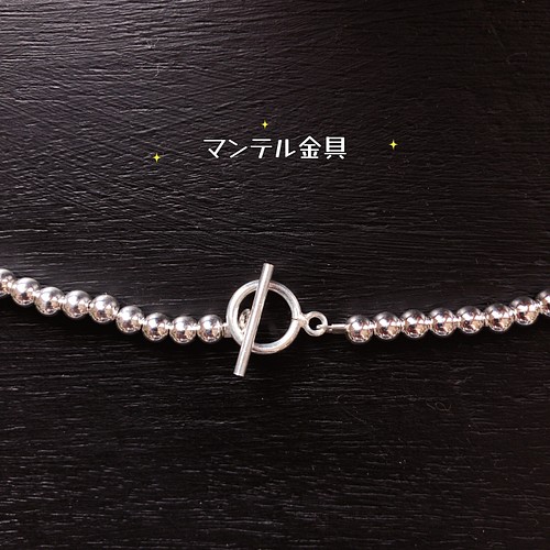 シルバーパールネックレス180cmナバホパールネックレスsilver925