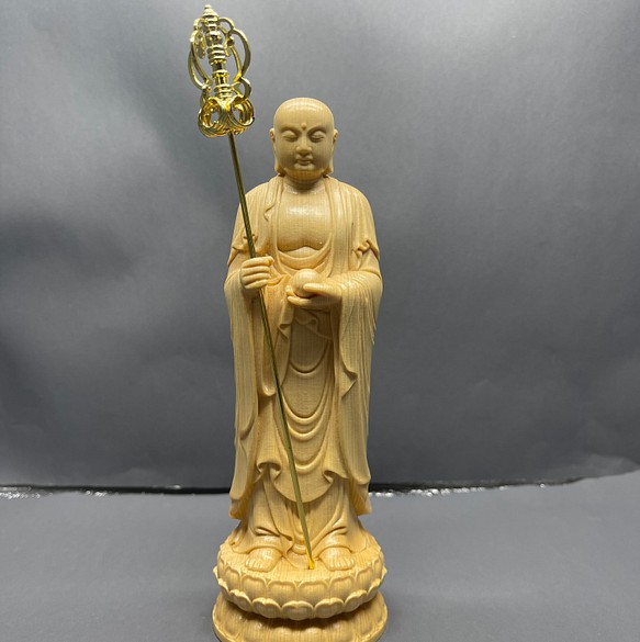 宮崎】婆娑三聖 觀音菩薩 地蔵菩薩 供養品 風水開運 仏教工芸品 木彫