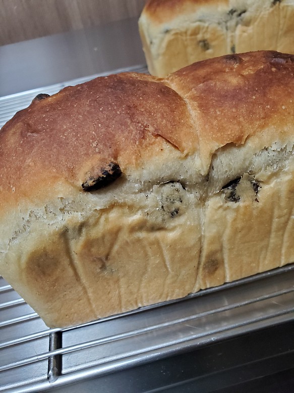 レーズン酵母のレーズン食パン 1枚目の画像