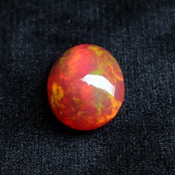 天然オパール レッド 2.70ct 約12×10×5mm ルース 1個売り 遊色抜群