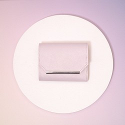 【◎大人可愛いミニ財布◎】コロンとしたミニ財布(ライトラベンダー) 1枚目の画像