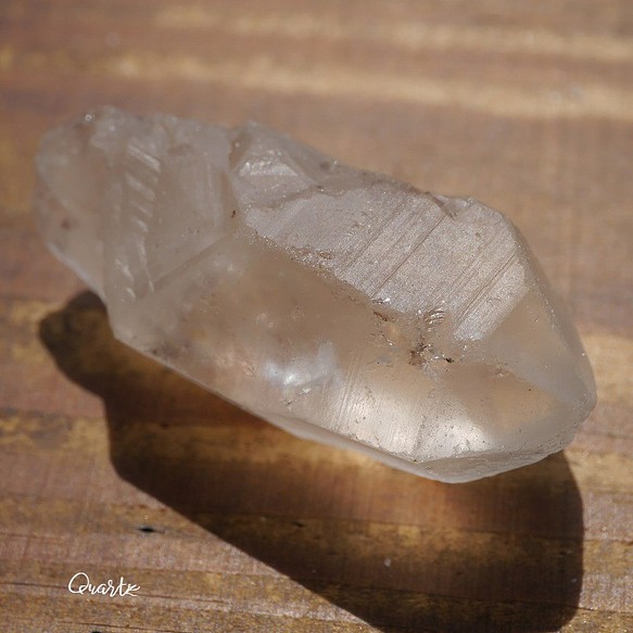 天然石 約33g約51×26mmクォーツ(ブラジル産)天然水晶ポイント結晶原石クリスタル鉱物[bq-220517-02] 1枚目の画像