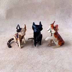 動物森林-貓咪-真皮植鞣 皮革鑰匙圈 吊飾 動物造型 第1張的照片
