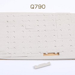 Q790 3枚  イヤリング固定用スポンジ 12.5×20cm 3X（1枚） 1枚目の画像