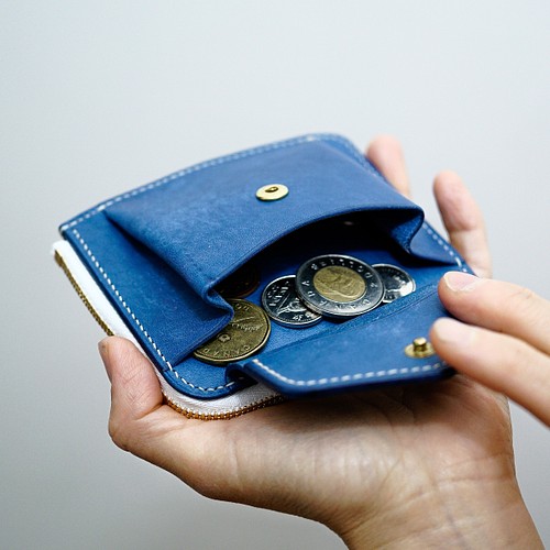 sottile mini wallet [ cobalt ] ミニ財布 コンパクトウォレット