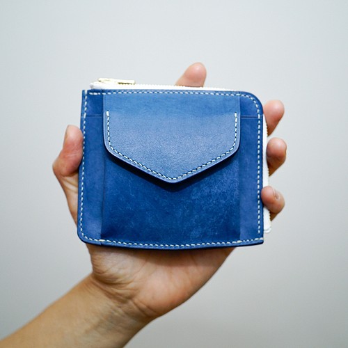 sottile mini wallet [ cobalt ] ミニ財布 コンパクトウォレット