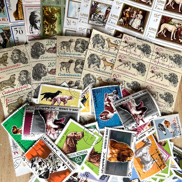 世界の切手~犬・dog~20枚☆使用済み切手・海外切手 1枚目の画像