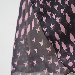 バレエ　ラップスカート[タジマハール ブラックピンク 40-107] U119LBKPK 5枚目の画像