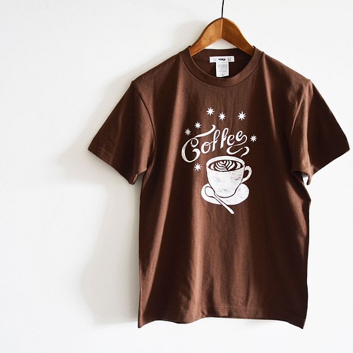 新作 Coffee Tシャツ Tea Tシャツ ダークブラウン 夏お揃いコーデに Tシャツ カットソー Somei Et Miai 通販 Creema クリーマ ハンドメイド 手作り クラフト作品の販売サイト