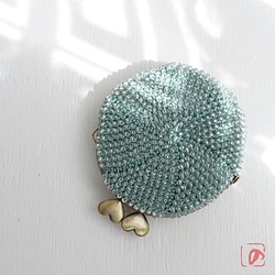 Ba-ba handmade Beads crochet round coinpurse No.1675 第1張的照片