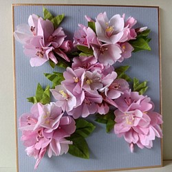 和紙の折り紙フラワー(桜) 1枚目の画像
