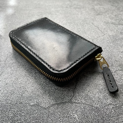 黒　ラウンドファスナー　財布