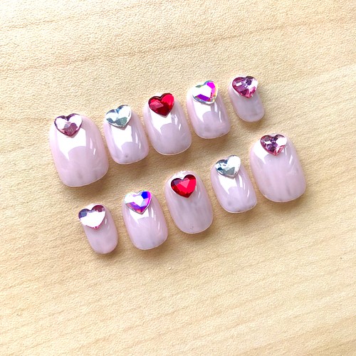 ネイルチップ 〜先端ハートネイル〜 ネイルチップ（つけ爪） anje nail