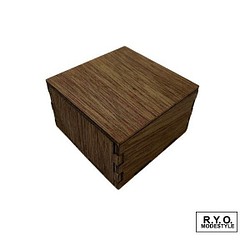 木製 ジグソー BOX SS アクセサリー ディスプレイ 1枚目の画像